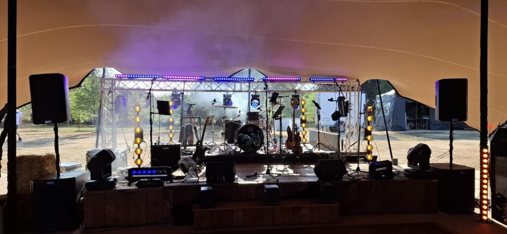 Power and lighting for a 50th Birthday – Wonder Events