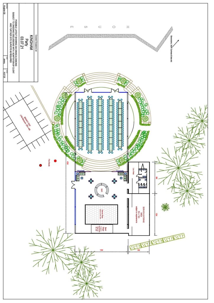 18th Birthday in Country floor plan