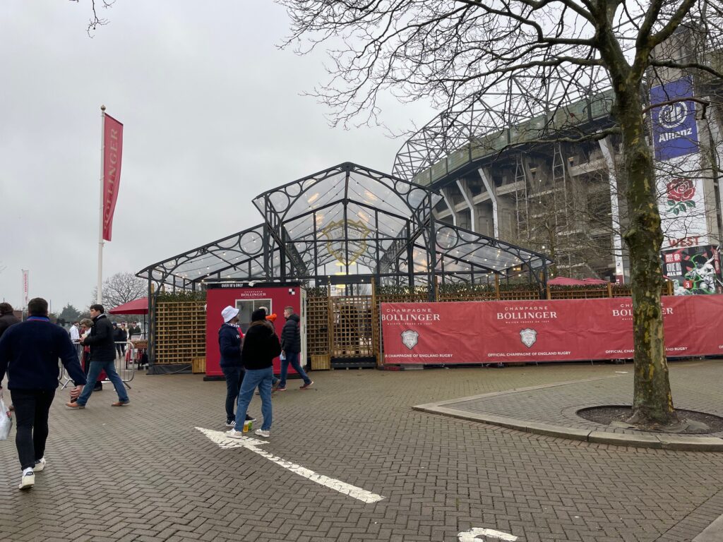Bollinger Champagne activation – Allianz Stadium, Twickenham