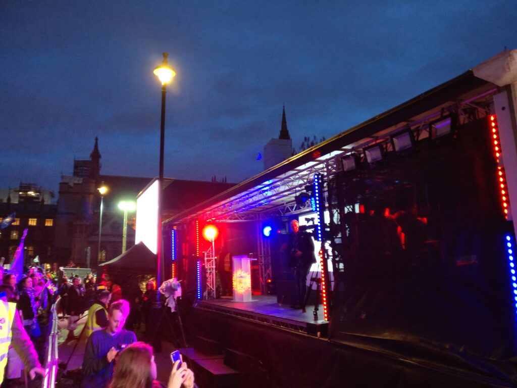 The Peoples Vote – Mobile stage and production