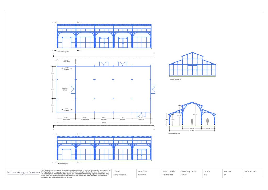 Bollinger Champagne Activation – The Allianz Stadium, Twickenham floor plan