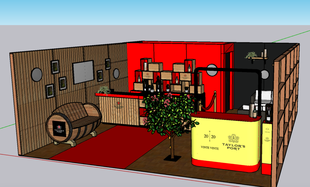 Taylor’s Port Pop up Installation – Ragley Hall floor plan