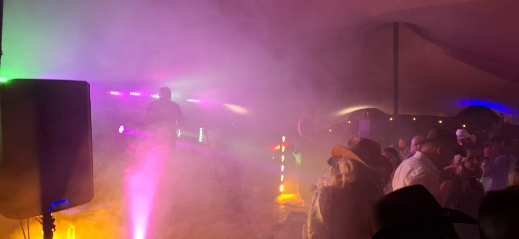 Power and lighting for a 50th Birthday – Wonder Events