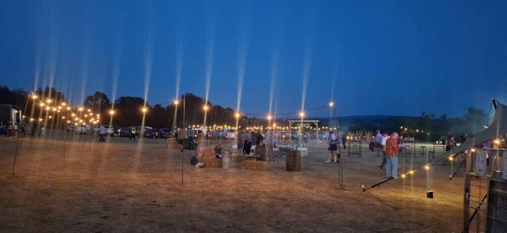 Power and lighting for a 50th Birthday – Wonder Events